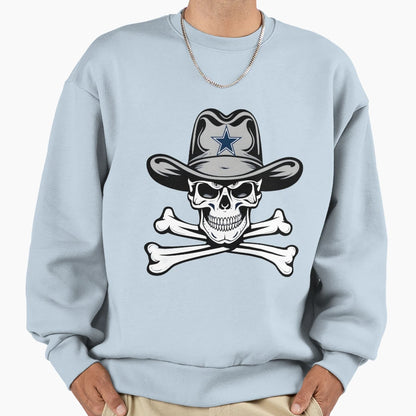 Cowboys Bad To Bone Sweatshirt - Streetwear Style Men Women - T-Shirt, Sweatshirt, Hoodie