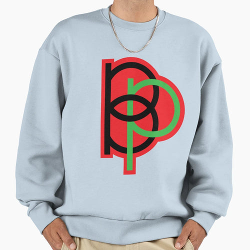 Black Power Logo Red Sweatshirt - Trendy Graphic Unisex - T-Shirt, Sweatshirt, Hoodie