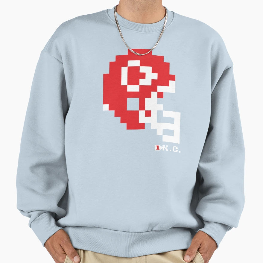 Kc Helmet Tecmo Bowl T-Shirt - Custom Art Print Unisex - T-Shirt, Sweatshirt, Hoodie