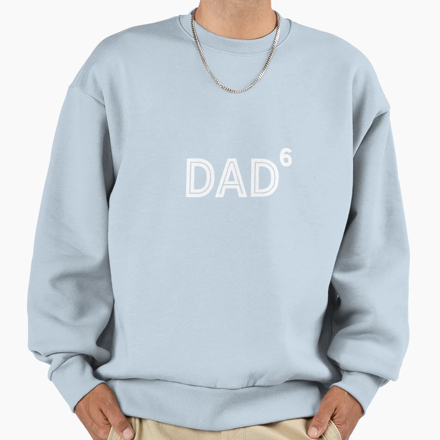 Dad 6Th Pregnancy Announcement Sweatshirt - Minimalist Print Men Women - T-Shirt, Sweatshirt, Hoodie