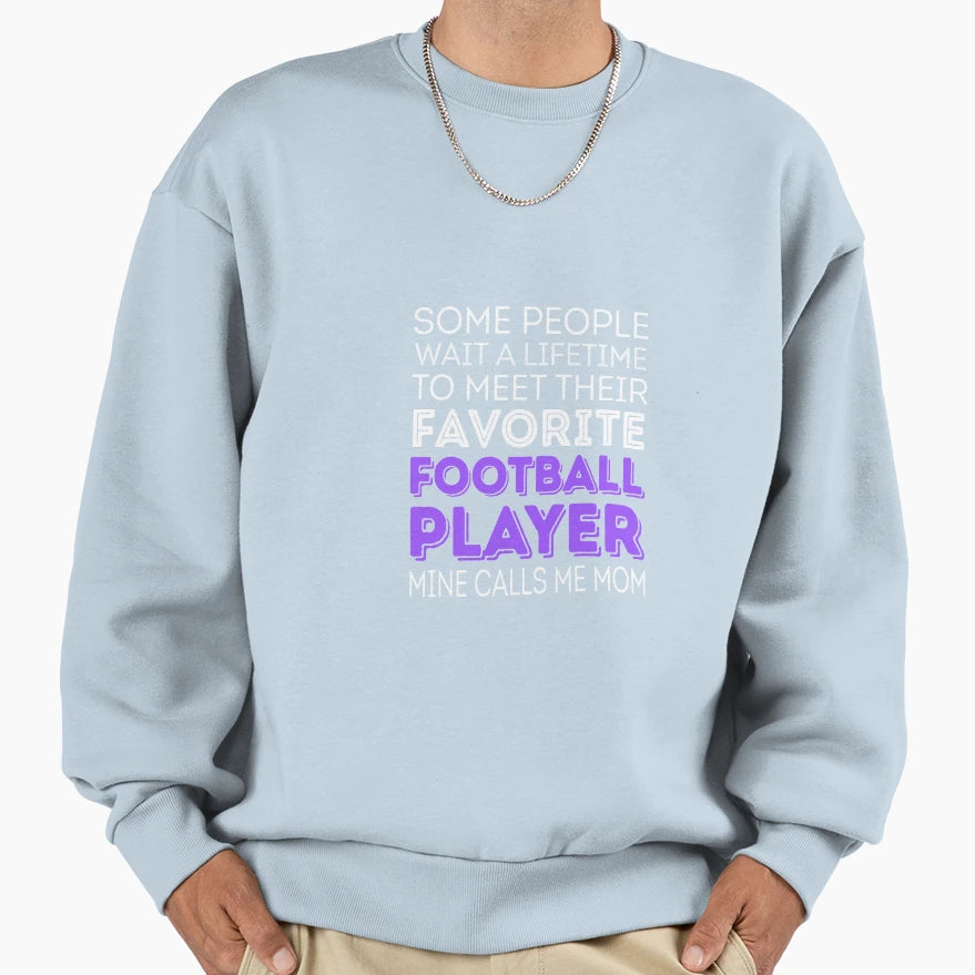 Fans Meet Favorite Football Sweatshirt - Casual Everyday Wear Unisex - T-Shirt, Sweatshirt, Hoodie