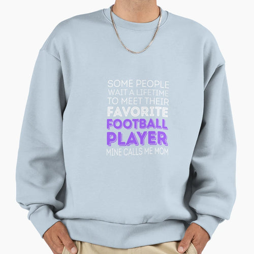 Fans Meet Favorite Football Sweatshirt - Casual Everyday Wear Unisex - T-Shirt, Sweatshirt, Hoodie