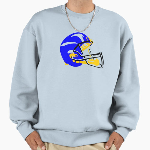 Football Helmet Sweatshirt - Novelty Apparel Men Women - T-Shirt, Sweatshirt, Hoodie