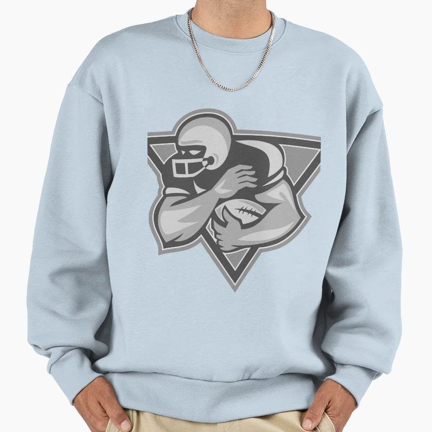 American Football Running Back Ball Sweatshirt - Unique Graphic for Adults - T-Shirt, Sweatshirt, Hoodie