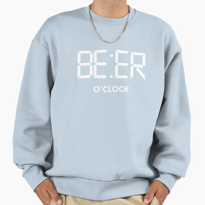 Beer Oclock Sweatshirt - Fun Novelty Design Men Women - T-Shirt, Sweatshirt, Hoodie
