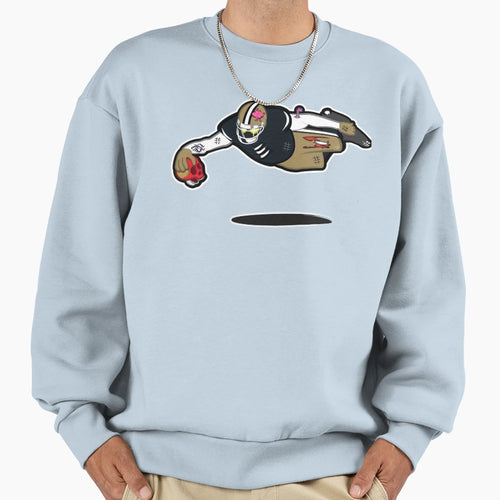 Zombie Football Player New Sweatshirt - Fun Novelty Design Men Women - T-Shirt, Sweatshirt, Hoodie