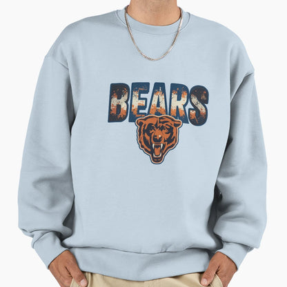Bears Roar Bold Bear Head Sweatshirt - Casual Everyday Wear for Adults - T-Shirt, Sweatshirt, Hoodie