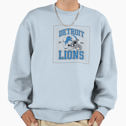 Detroit Lions Sweatshirt - Custom Art Print Unisex - T-Shirt, Sweatshirt, Hoodie