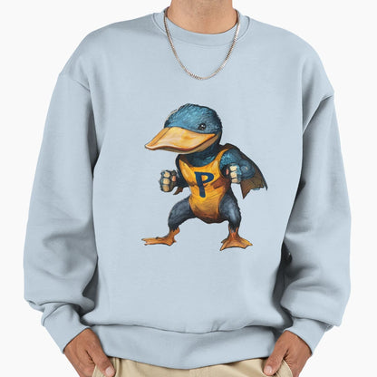 Punchy Duck Sweatshirt - Aesthetic Graphic Men Women - T-Shirt, Sweatshirt, Hoodie