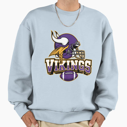 Minnesota Vikings Football Sweatshirt - Unique Graphic for Adults - T-Shirt, Sweatshirt, Hoodie