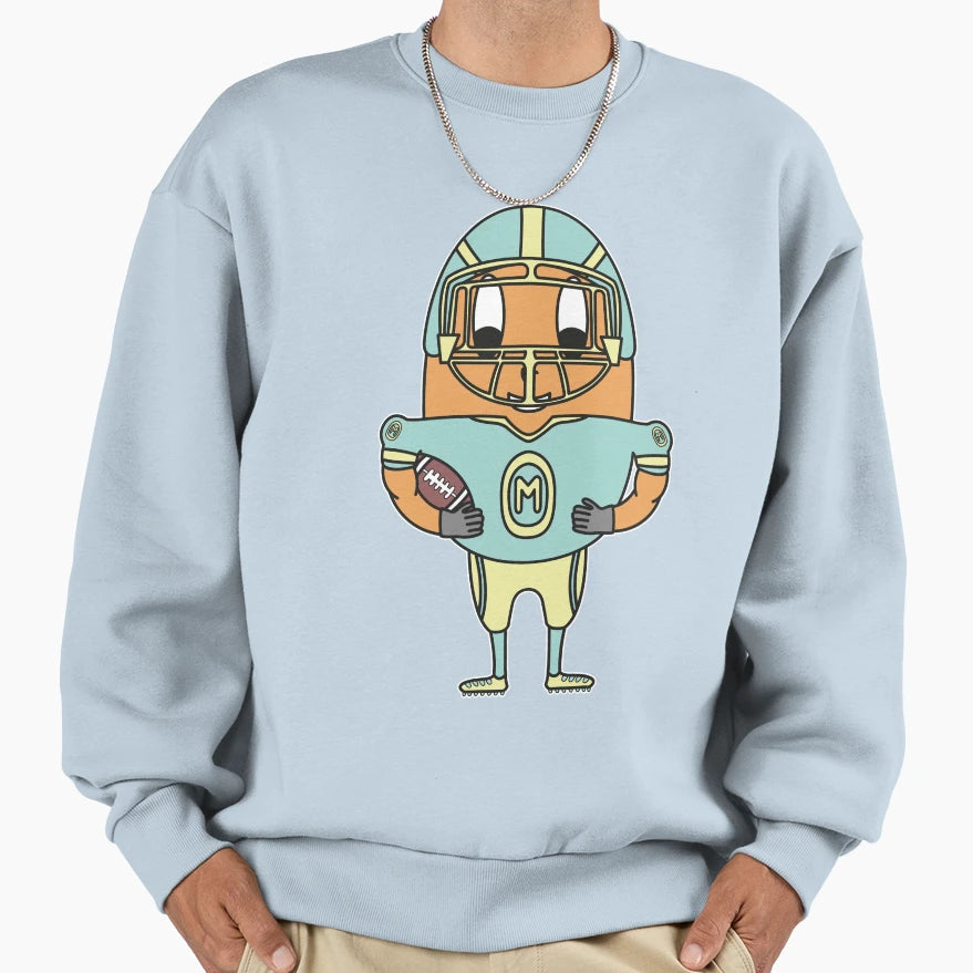 American Football Player Egg Sweatshirt - Streetwear Style Men Women - T-Shirt, Sweatshirt, Hoodie