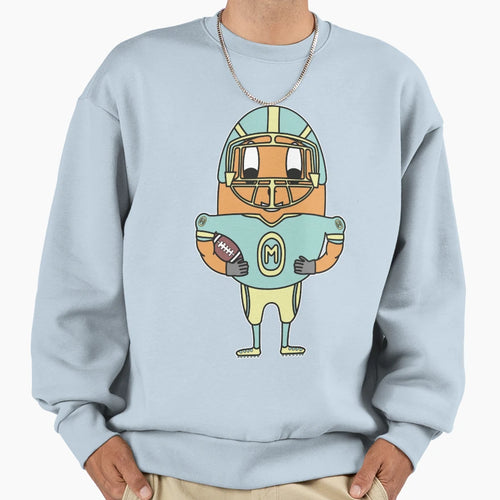 American Football Player Egg Sweatshirt - Streetwear Style Men Women - T-Shirt, Sweatshirt, Hoodie