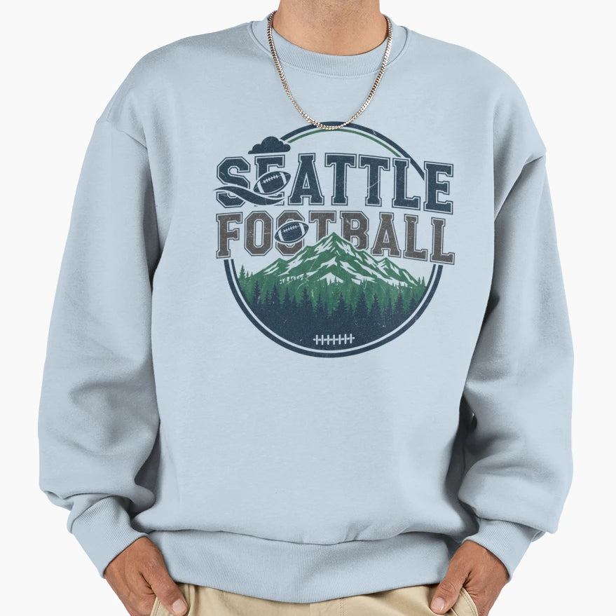 Seattle Football Pnw Nature Sweatshirt - Aesthetic Graphic Unisex - T-Shirt, Sweatshirt, Hoodie