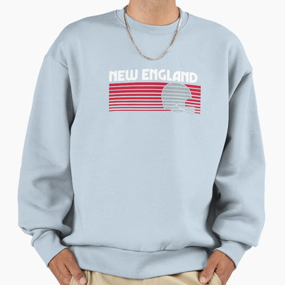 New England Football Helmet Game Day Sweatshirt - Novelty Apparel Men Women - T-Shirt, Sweatshirt, Hoodie
