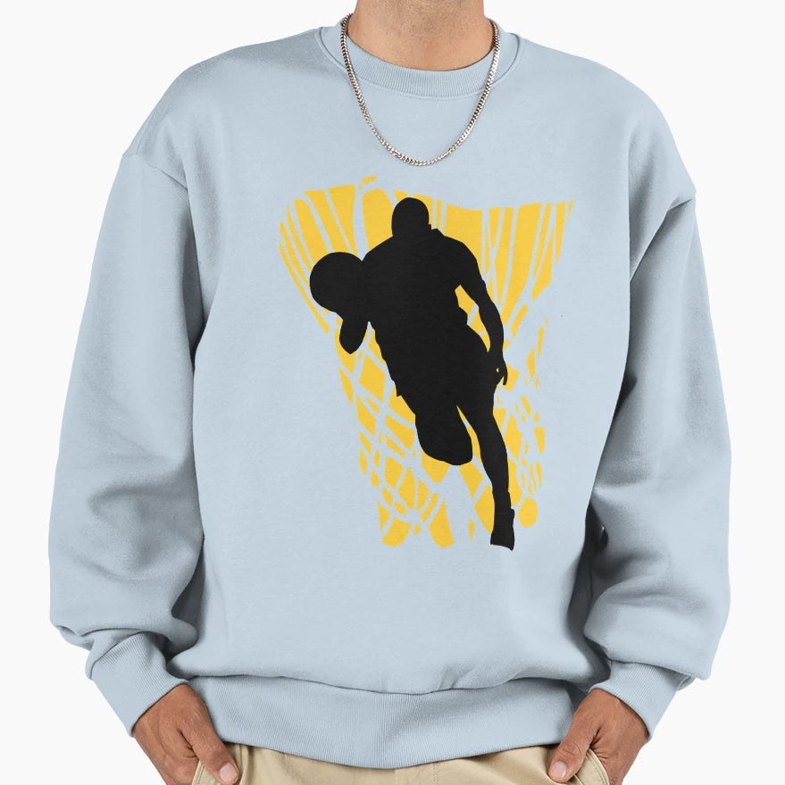 Basketball Player Sweatshirt - Unique Graphic Men Women - T-Shirt, Sweatshirt, Hoodie
