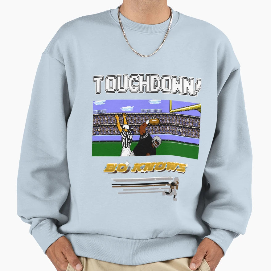 Bo Knows Deluxe Sweatshirt - Custom Art Print Men Women - T-Shirt, Sweatshirt, Hoodie