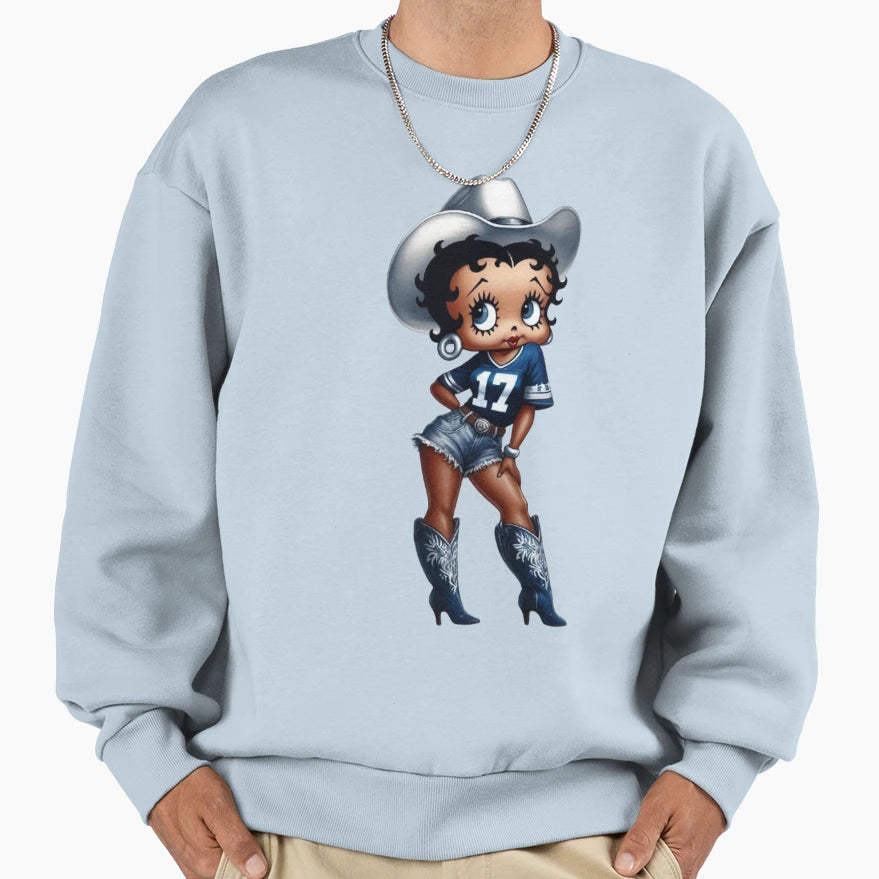Betty Boop Sweatshirt - Aesthetic Graphic Men Women - T-Shirt, Sweatshirt, Hoodie