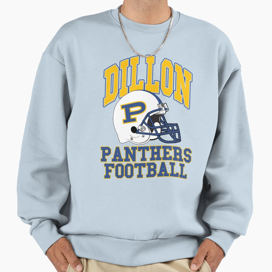 Dillon Panthers Football Sweatshirt - Novelty Apparel Men Women - T-Shirt, Sweatshirt, Hoodie