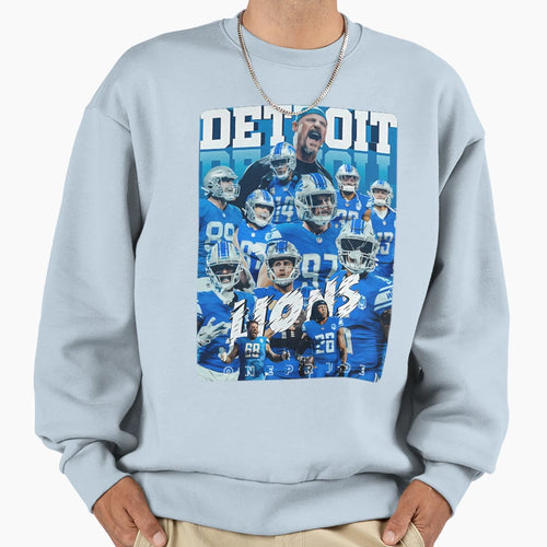 Roar Roots Pure Detroit Lions Heritage Sweatshirt - Unique Graphic Unisex - T-Shirt, Sweatshirt, Hoodie