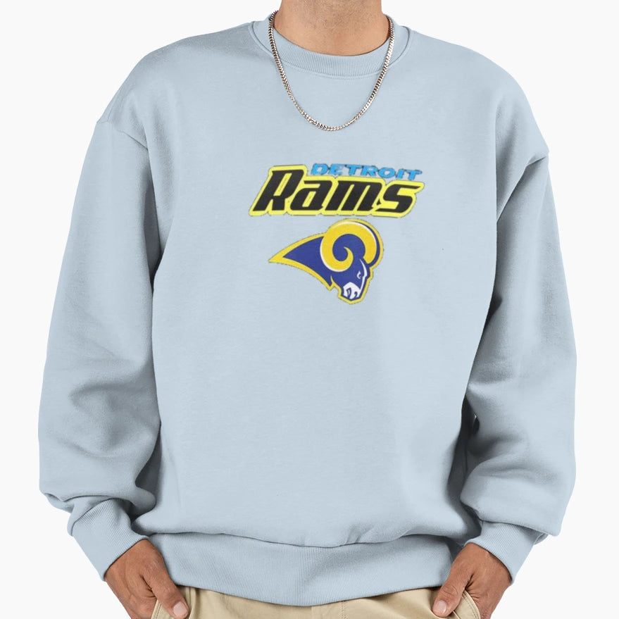 Detroit Rams T-Shirt - Custom Art Print for Adults - T-Shirt, Sweatshirt, Hoodie