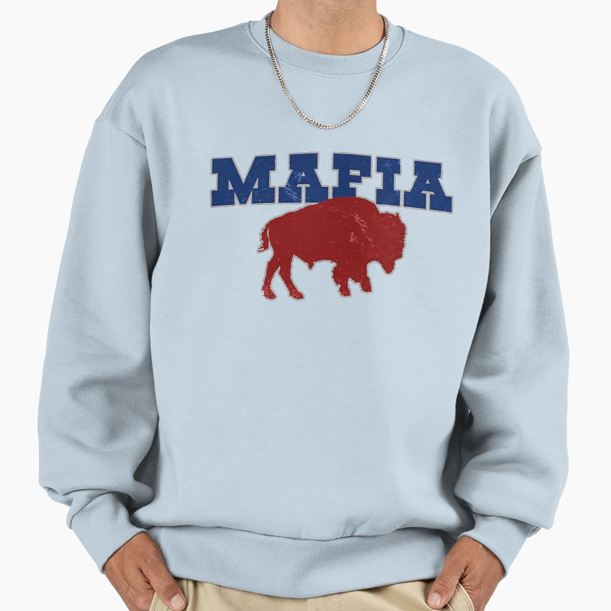Bills Mafia Sweatshirt - Casual Everyday Wear Unisex - T-Shirt, Sweatshirt, Hoodie