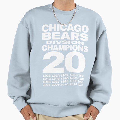 Chicago Bears Champions 2025 2 Sweatshirt - Unique Graphic Unisex - T-Shirt, Sweatshirt, Hoodie