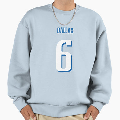 Kristaps Porzingis 6 Dallas Sweatshirt - Fun Novelty Design Unisex - T-Shirt, Sweatshirt, Hoodie