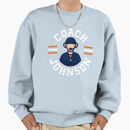 Coach Ben Johnson Chicago Bears Sweatshirt - Custom Art Print for Adults - T-Shirt, Sweatshirt, Hoodie