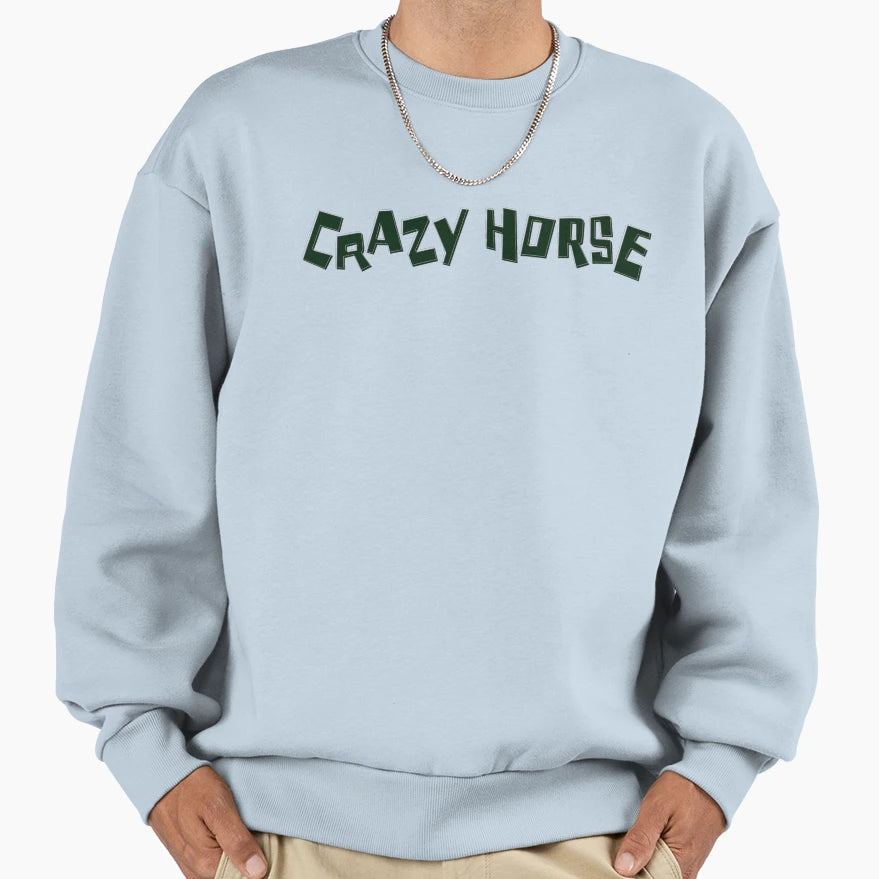 Crazy Horse Sweatshirt - Unique Graphic Men Women - T-Shirt, Sweatshirt, Hoodie