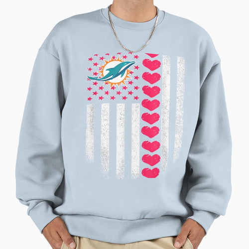 Football American Valentine Day Team Sweatshirt - Streetwear Style Unisex - T-Shirt, Sweatshirt, Hoodie