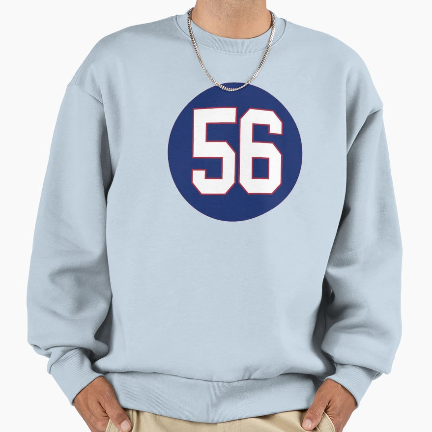 Lawrence Taylor Number 56 Jersey New Sweatshirt - Graphic Print for Adults - T-Shirt, Sweatshirt, Hoodie
