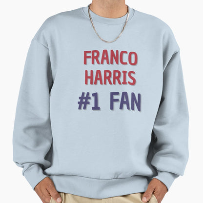 Franco Harris 1 Fan Sweatshirt - Custom Art Print Unisex - T-Shirt, Sweatshirt, Hoodie