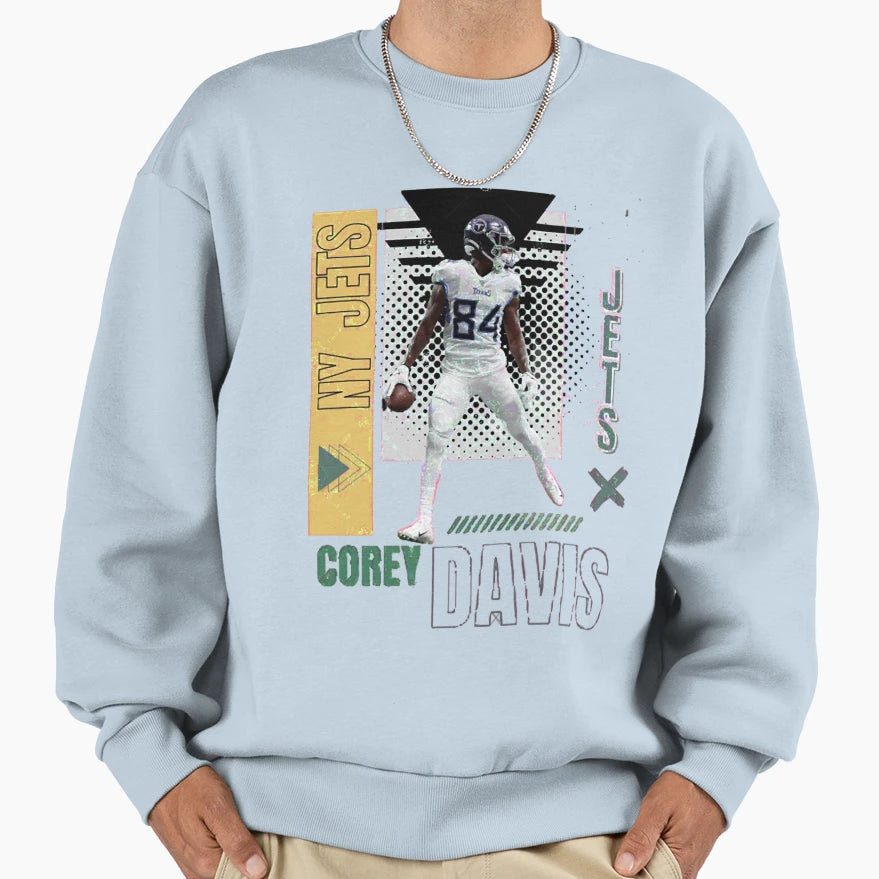 Corey Davis Football Paper Sweatshirt - Custom Art Print Men Women - T-Shirt, Sweatshirt, Hoodie