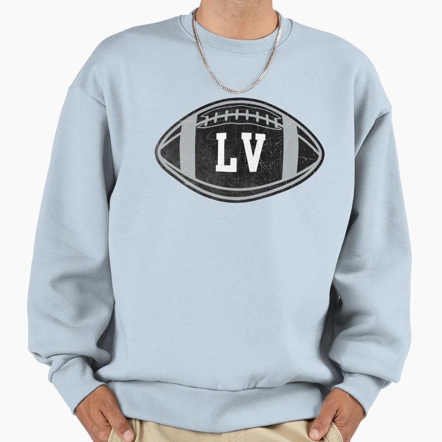 Las Vegas Throwback Football Sweatshirt - Graphic Print Unisex - T-Shirt, Sweatshirt, Hoodie