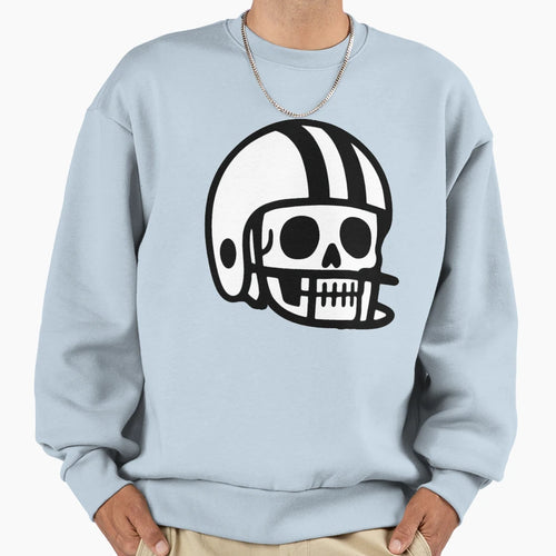 Football Head Sweatshirt - Graphic Print for Adults - T-Shirt, Sweatshirt, Hoodie