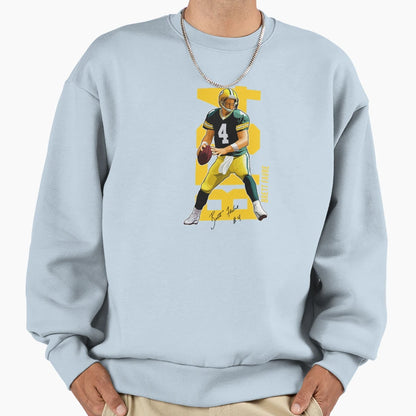 Brett Favre 4 Ready To Pass Sweatshirt - Minimalist Print Men Women - T-Shirt, Sweatshirt, Hoodie