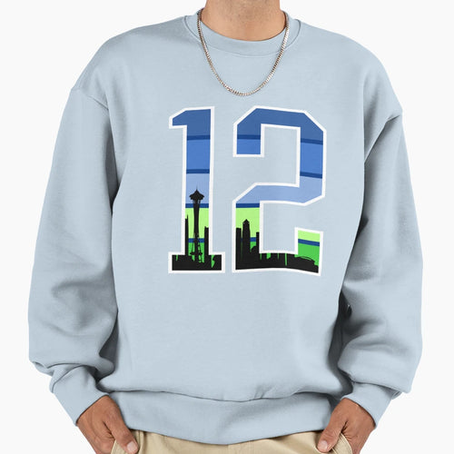 Seattle 12S Football Sports Fan Sweatshirt - Graphic Print Unisex - T-Shirt, Sweatshirt, Hoodie
