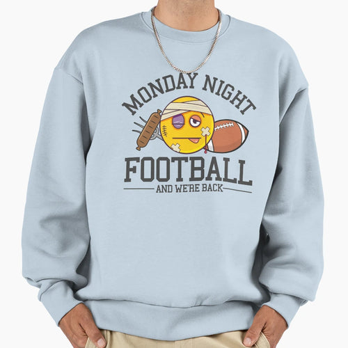 Monday Night Football Emoji Sweatshirt - Trendy Graphic Men Women - T-Shirt, Sweatshirt, Hoodie