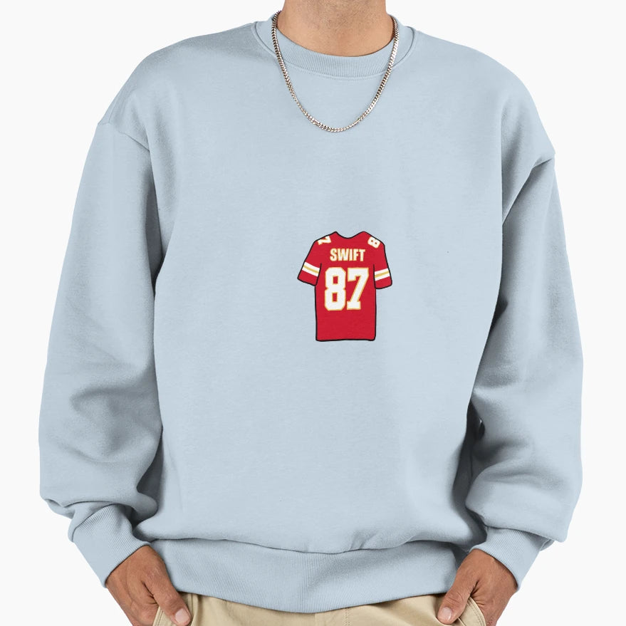 Taylor Chiefs Jersey Illustration Sweatshirt - Trendy Graphic Men Women - T-Shirt, Sweatshirt, Hoodie