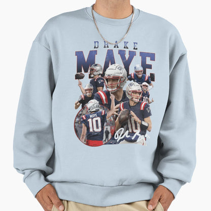 Drake Maye Sweatshirt - Casual Everyday Wear for Adults - T-Shirt, Sweatshirt, Hoodie