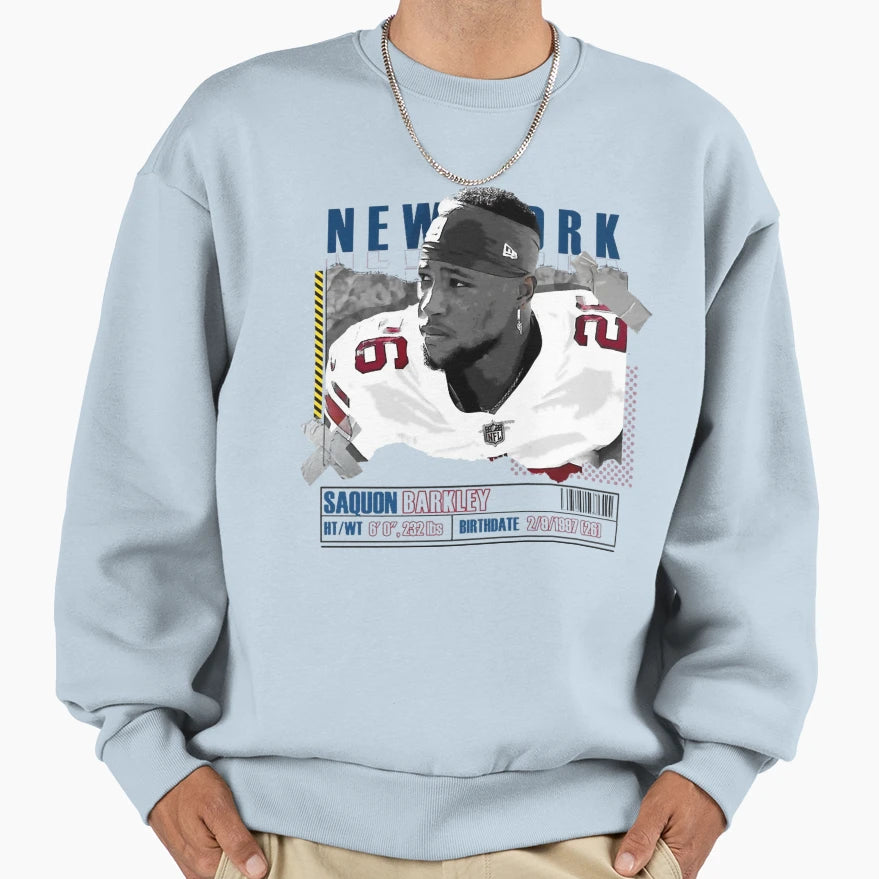 American Football Player 26 Running Sweatshirt - Unique Graphic for Adults - T-Shirt, Sweatshirt, Hoodie