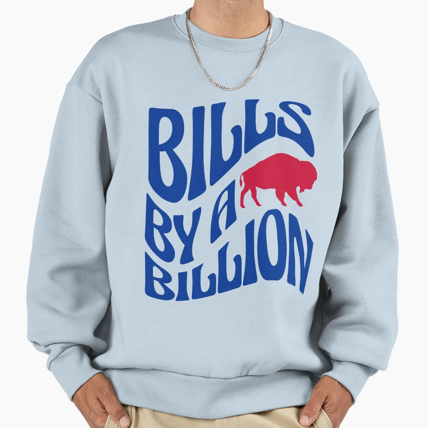 Bills Sweatshirt - Graphic Print Men Women - T-Shirt, Sweatshirt, Hoodie