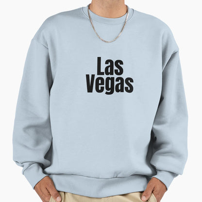 Las Vegas Chic Trendy Font Sweatshirt - Aesthetic Graphic for Adults - T-Shirt, Sweatshirt, Hoodie