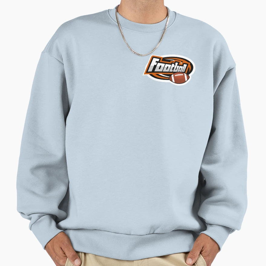 American Football Logo Sweatshirt - Unique Graphic for Adults - T-Shirt, Sweatshirt, Hoodie