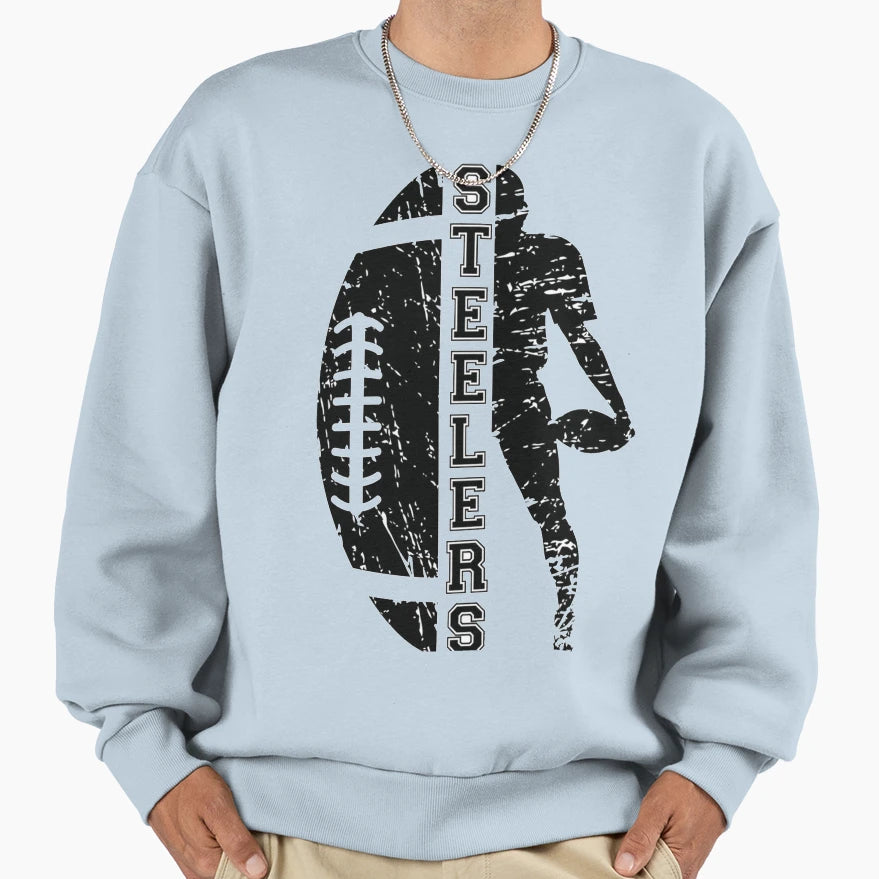 Steelers Sweatshirt - Casual Everyday Wear Men Women - T-Shirt, Sweatshirt, Hoodie