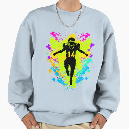 Field And Couch Front Tv American Sweatshirt - Novelty Apparel Men Women - T-Shirt, Sweatshirt, Hoodie