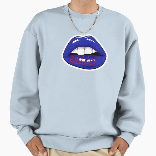 Buffalo Bills Football Lips Sweatshirt - Casual Everyday Wear Unisex - T-Shirt, Sweatshirt, Hoodie
