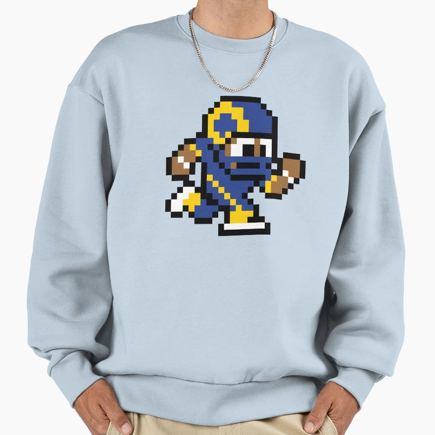 Los Angeles Rams Tecmo Super Bowl Sweatshirt - Aesthetic Graphic Unisex - T-Shirt, Sweatshirt, Hoodie