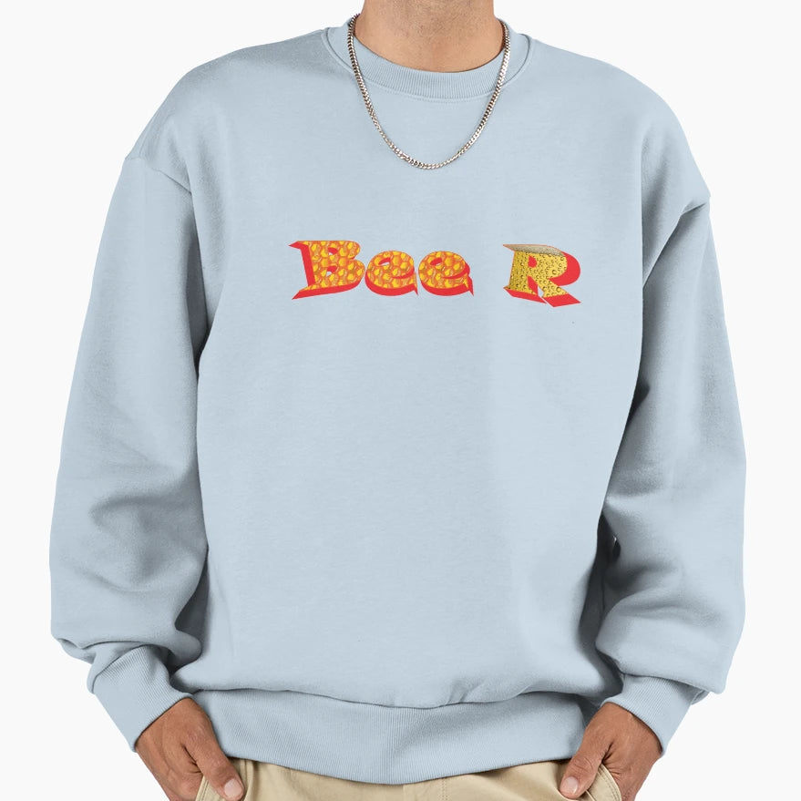 Fun Bee Words Sweatshirt - Graphic Print Men Women - T-Shirt, Sweatshirt, Hoodie