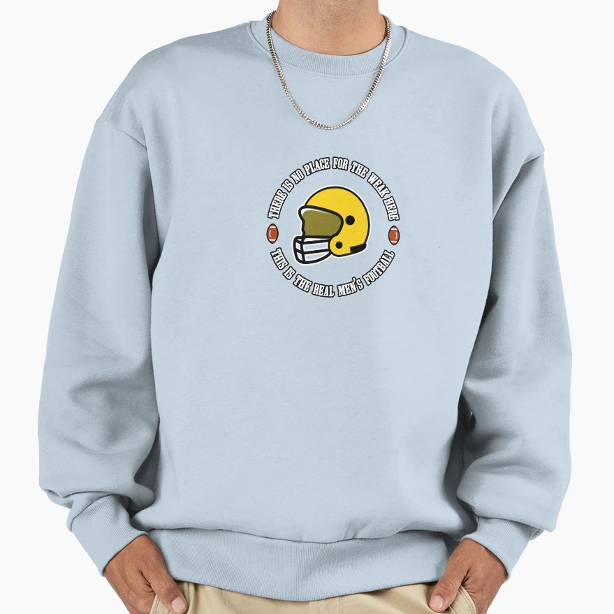 Sport Real Football Helmet Sweatshirt - Aesthetic Graphic Unisex - T-Shirt, Sweatshirt, Hoodie